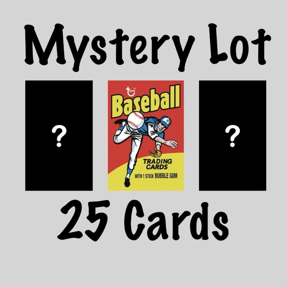 25 Card Topps MLB Baseball Card Mystery Lot
